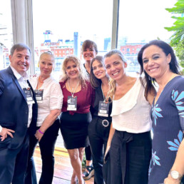 Christian Charwart, María Estela D Amelio , Cecilia Ibarra, Laura Amisano, Gabriela Bruzzese, Silvana Alonso y Natalia Amado