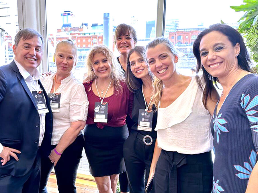 Christian Charwart, María Estela D Amelio , Cecilia Ibarra, Laura Amisano, Gabriela Bruzzese, Silvana Alonso y Natalia Amado